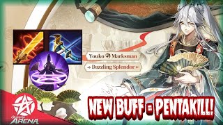 YOUKO FINALLY GETTING A NEW BUFF HE DESERVES! (Youko Gameplay - Onmyoji Arena Ranked)