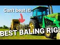 THE BEST HAY BALING RIG - BALING HAY BEFORE THE STORMS COME