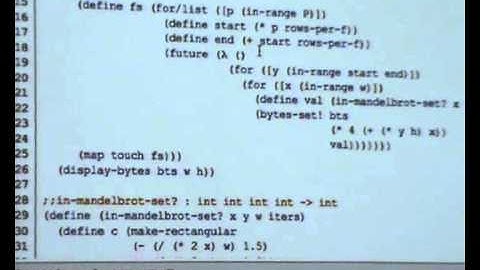 FHPC 2012.  James Swaine:  Seeing the Futures - profiling shared-memory parallel Racket.