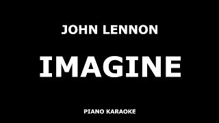 John Lennon - Imagine - Piano Karaoke [4K]