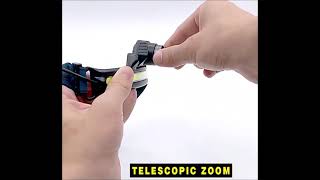 Headlamp  LED Head Lamp with Built-in Battery Flashlight USB Rechargeable 6 Modes Head Torch screenshot 5