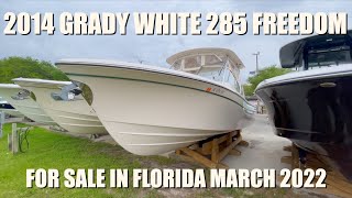 2014 GRADY WHITE 285 FREEDOM FOR SALE IN FLORIDA JUNE 2022