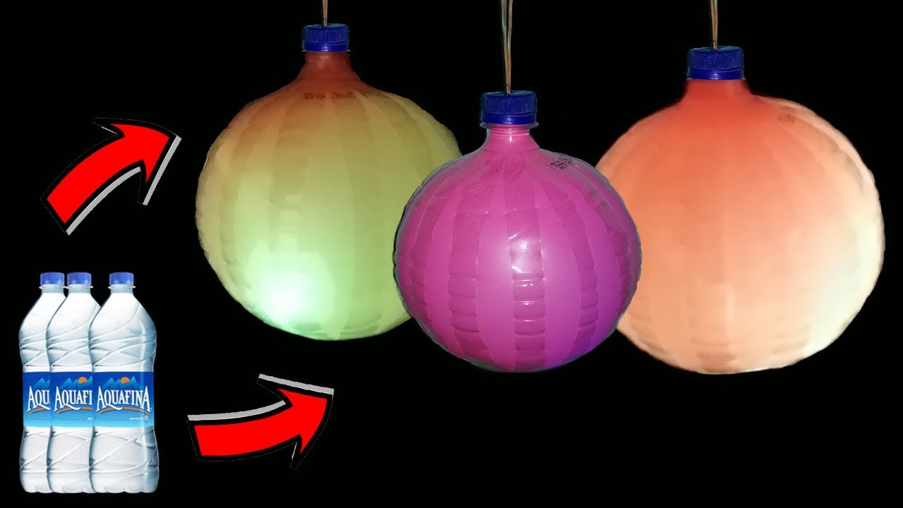 How to make balloon decorations from plastic bottles Creative Ideas