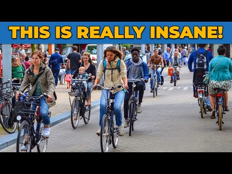 Netherlands People's Insane Bicycle Tradition 🇳🇱 - Explore Europe