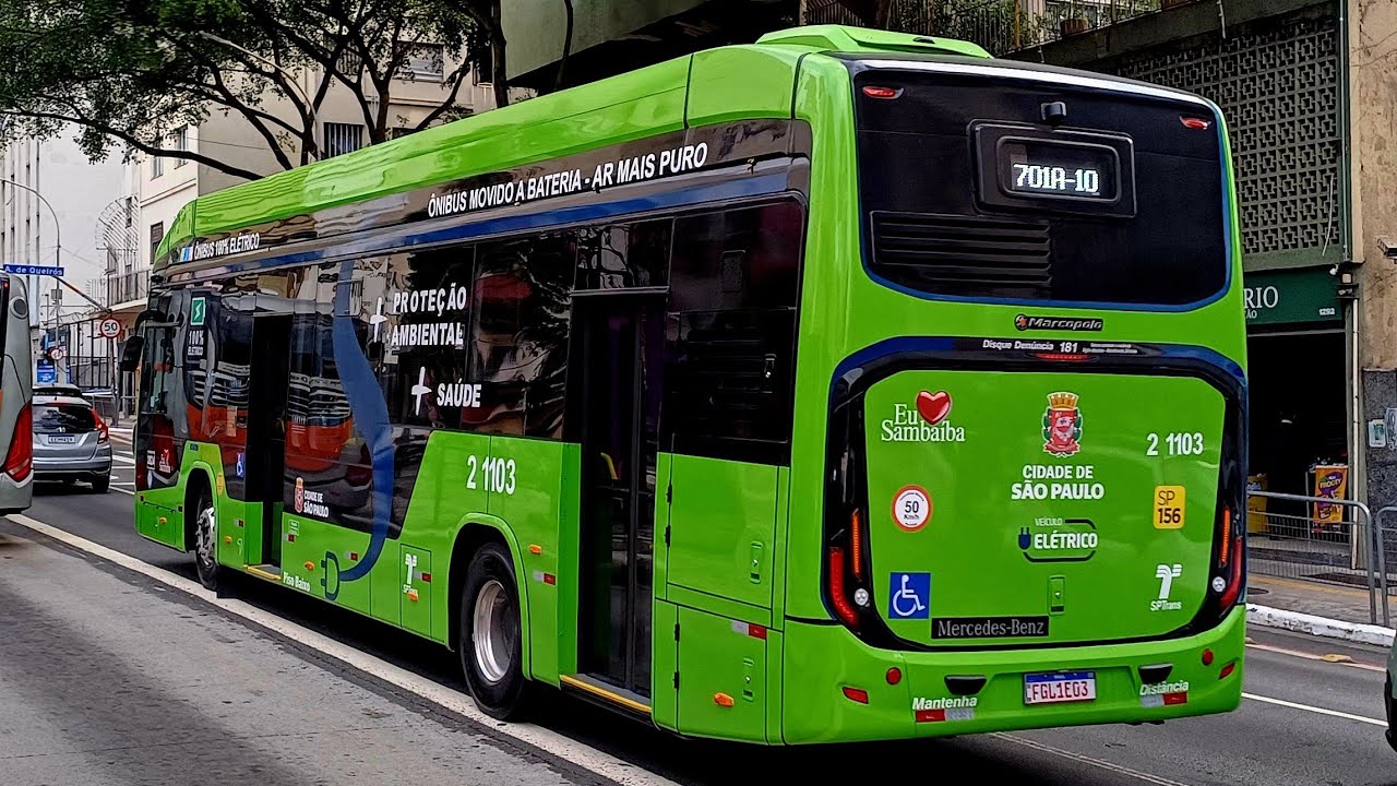 Avenida Consolação - Movimentação de ônibus