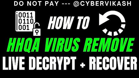 Hhqa File Virus Ransomware [.Hhqa ] Removal and Decrypt .Hhqa Files hhqa Virus Removal Without Crack