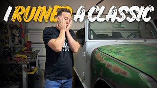 HOW I RUINED A CLASSIC……I shouldn’t have done this to my Jeep