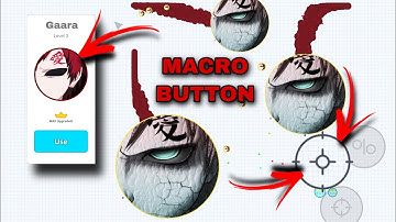 agar.io mobile - MACRO BUTTON!! SKIN LEVEL 3 + EPIC DESTRUCTION!!