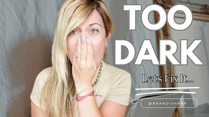 How to lighten hair color that is too dark, lets fix it quick