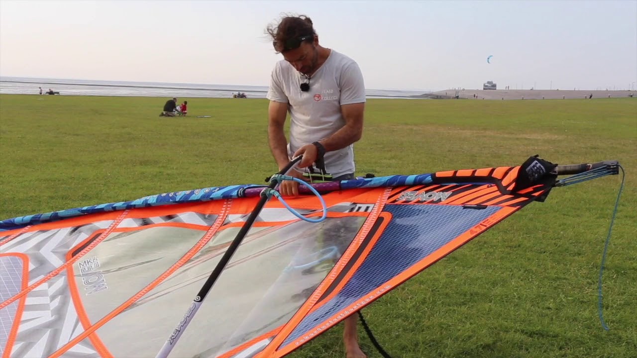 Surfschule Norddeich RRD #Segelaufbau