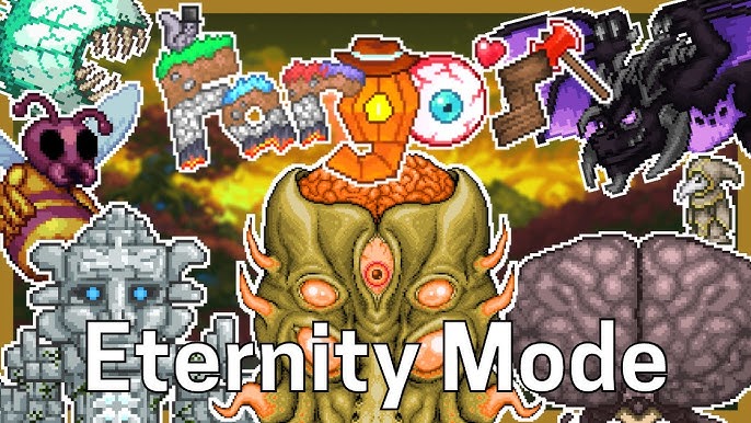 Terraria: Metroid Mod - ALL BOSSES 