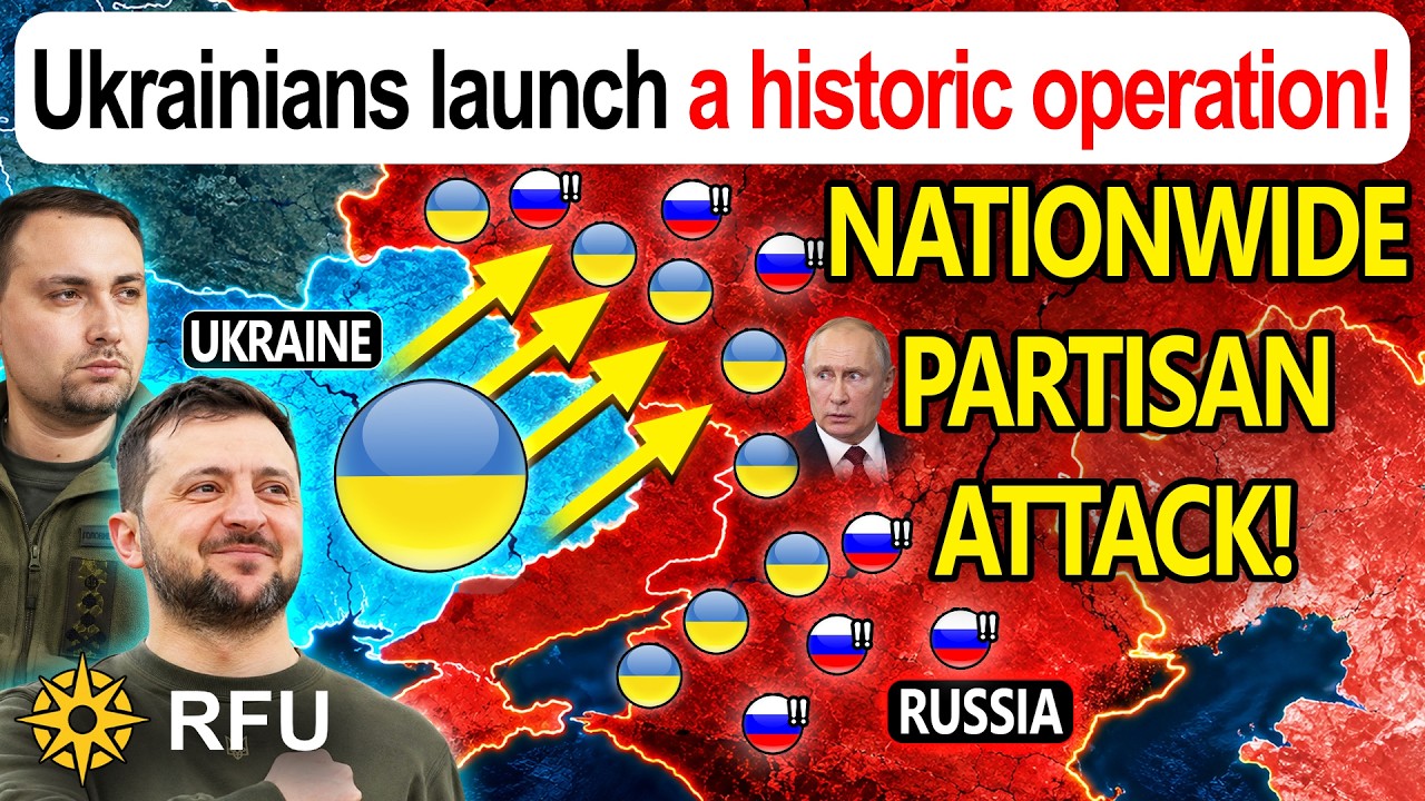 ⁣Partisans infiltrate deep inside Russia to destroy vital military logistics