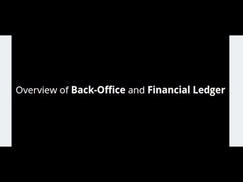 Overview of Back-Office and Financial Ledger(Hindi) | FINVASIA