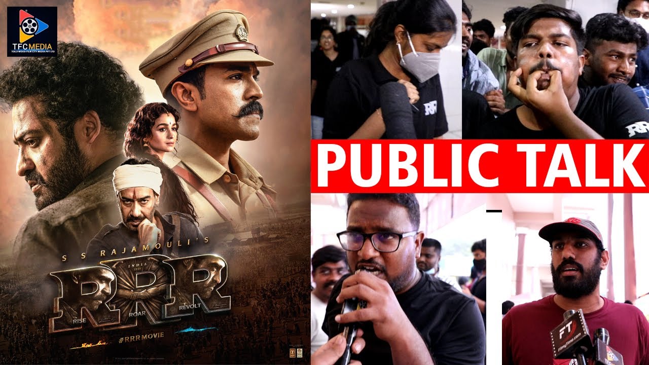 RRR Benefit Show Public Talk | RRR Movie Public Review | Ram Charan | NTR | Rajamouli