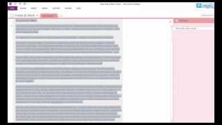 OneNote Tutorial Video - How to do formatting text