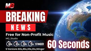 Breaking News Music Royalty Free | 60 Seconds | "News Today" - Free For Non-Profit screenshot 2