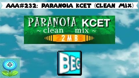 AAA#232: PARANOiA KCET ~clean mix~ Beginner DDR X JP CS