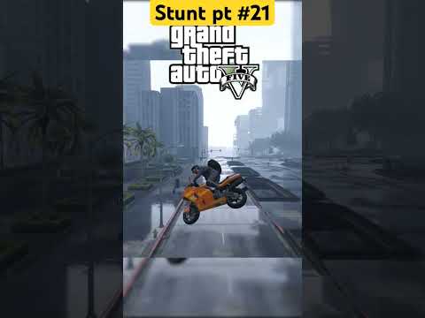 gta 5 bike🏍️ stunt pt #21 #gta #gtagamers #gtaonline #gtawallride #trending # #gta 6 #gamplay #short
