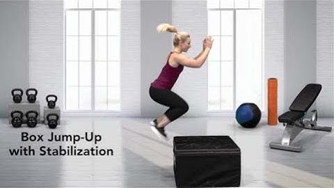 How to do a Box Jump-Up with Stabilization