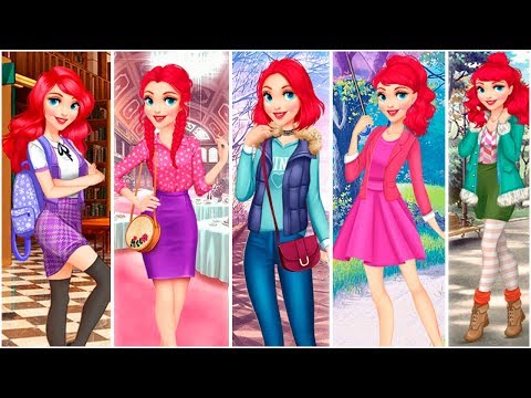 Видео: Girl Princess Year Round Fashionistas - Dress Up Game for Kids