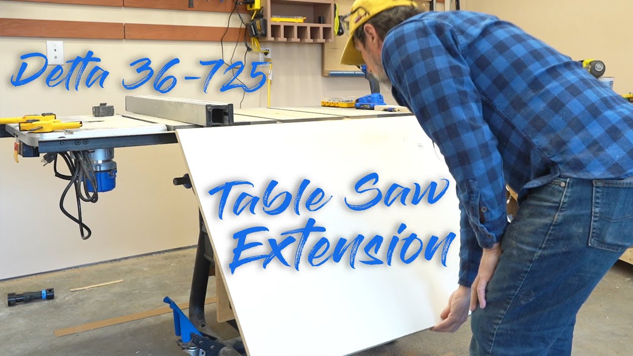Table Saw Extension YouTube