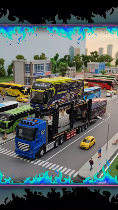 Draka Bus Breaks Down, Helped by Truck