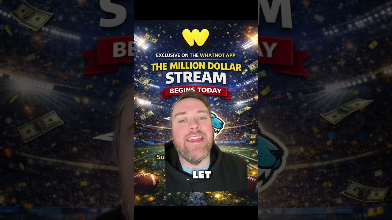 MrBeast’s $1M Super Bowl Giveaway LIVE on Whatnot 🏈💰 