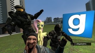 Gmod Sandbox Ep.7; Spawn kill halo, Im the only one talking!
