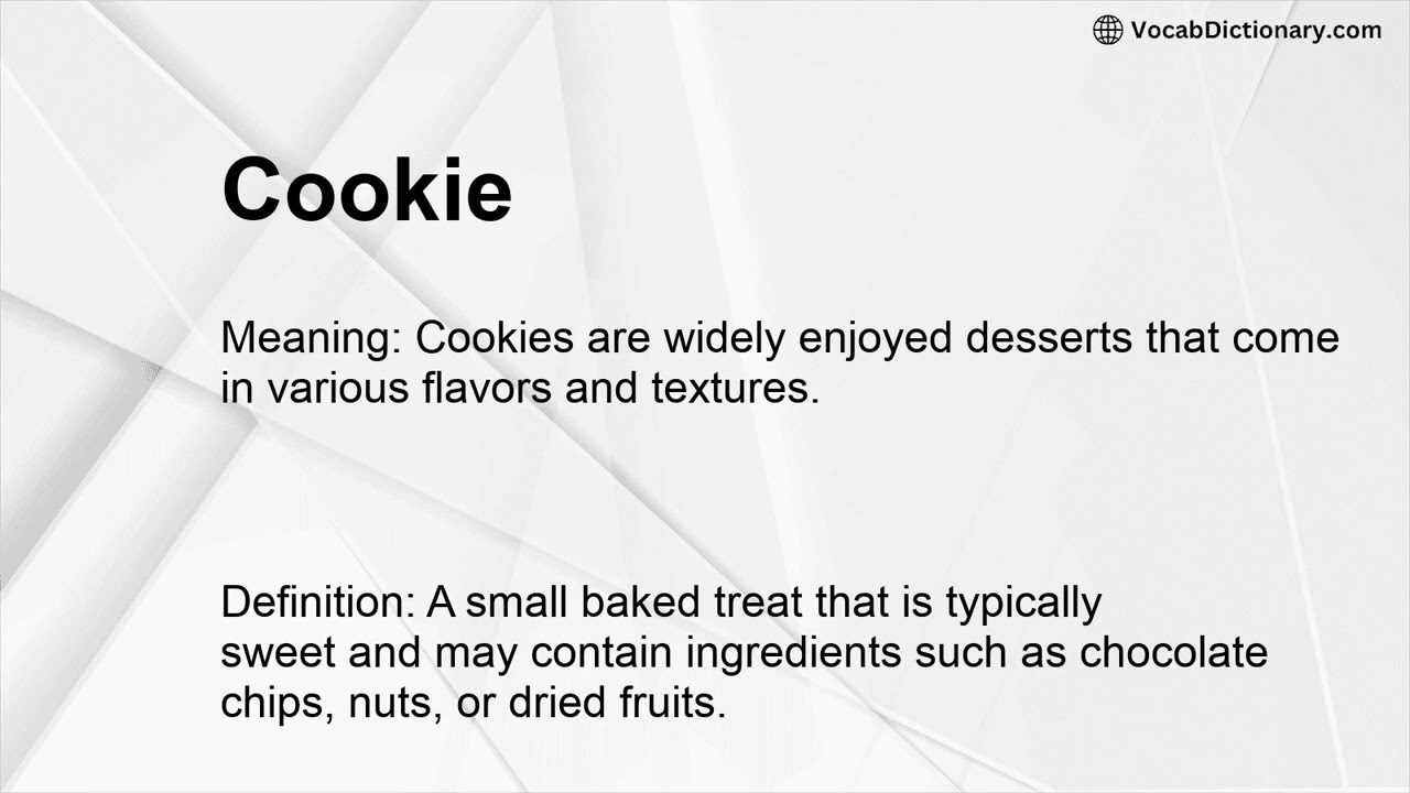 Cookie Meaning