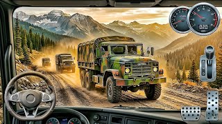US Army Cargo Transport Simulator 3D | Realistic Offroad Military Truck Game 2026 | Android Gameplay screenshot 3