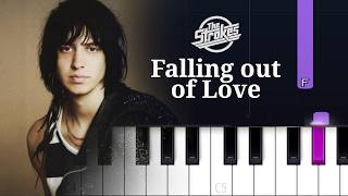 The Strokes - Falling out of Love (Piano tutorial)