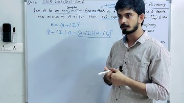 CSIR NET DEC 2018 MATHEMATICAL SCIENCE Q. No. 30 SET A | Eigen Value of Hermitian Matrix|Modulus 1
