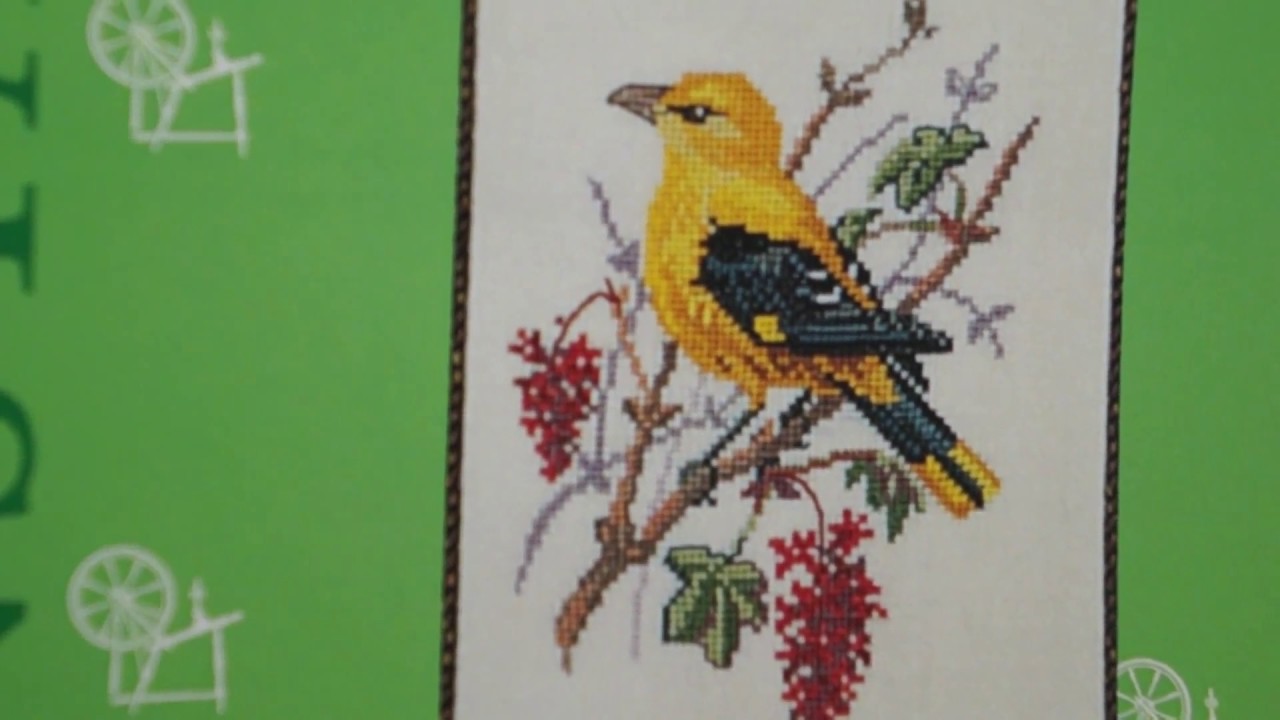 Тестирование набора от фирмы EVA ROSENSTAND "Птицы 4 сезона"