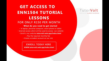 TutorVollt Assignment 1 for ENN1504 part A