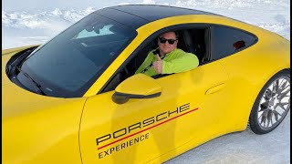 На льду и в экстремальных условиях. Porsche Ice Experience. Porsche 911, Cayman, Panamera и Taycan