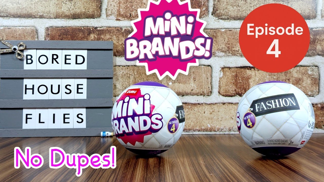 Kissy Lips Shoes! | Zuru Mini Brands Fashion Series 4 | Episode 4 | Bored House Flies Review