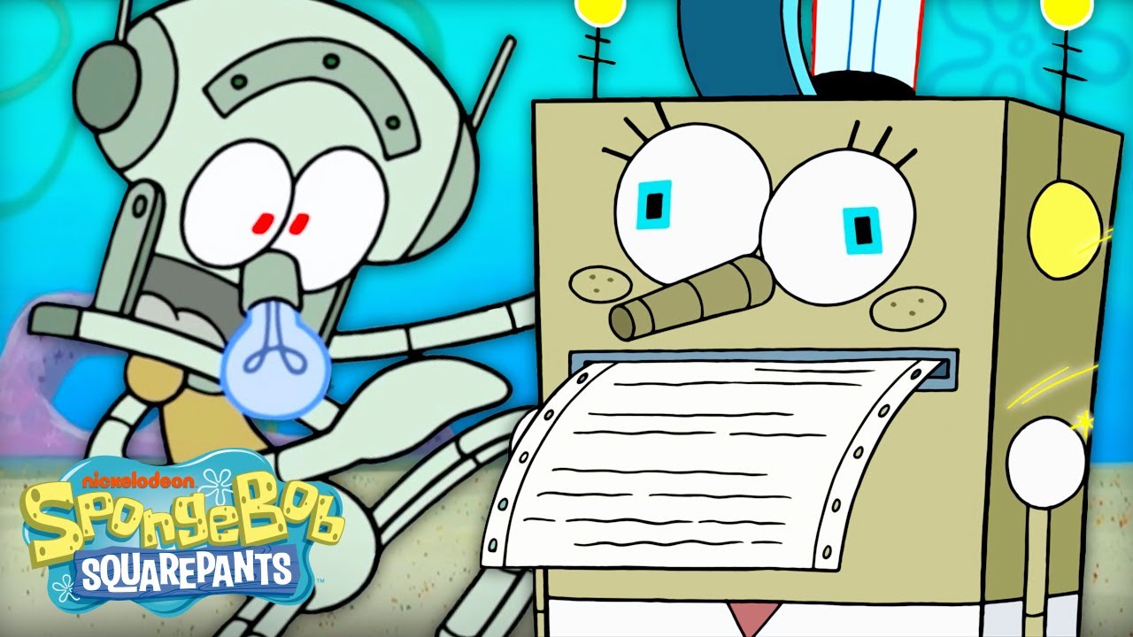 If SpongeBob & Squidward Were Robots 🤖 | 