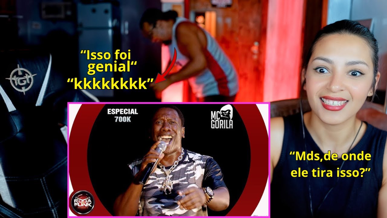 REAGINDO AO MC Gorila - Ao vivo no projeto Funk Carioca (18 anos)