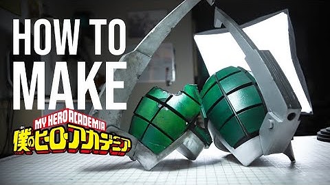 How to Make Bakugou Gauntlet | My Hero Academia | EVA Foam Build