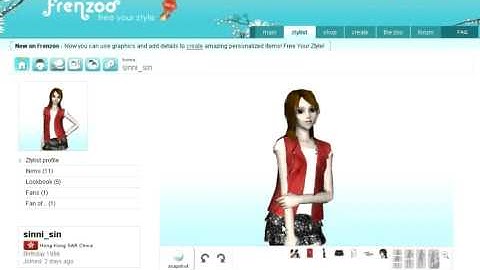 Frenzoo 3D Avatar Fashion World Tour