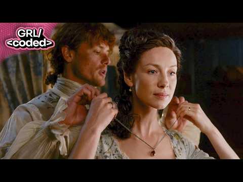 outlander (2018) - claire and jamie use a custom ruby necklace as bait