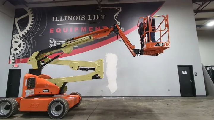 2013 JLG E450AJ 500lb Articulating Electric Boom Lift STK 12530