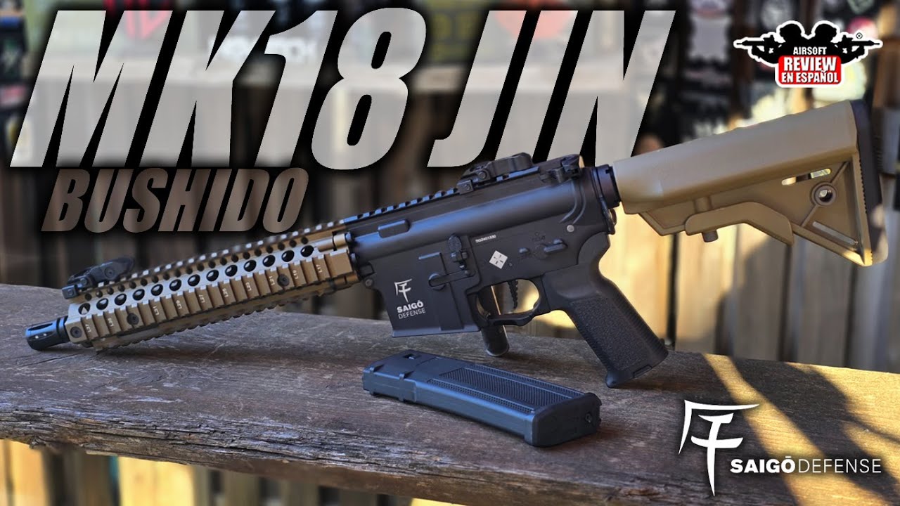 MK18 BUSHIDO JIN de SAIGO | Airsoft Review en Español