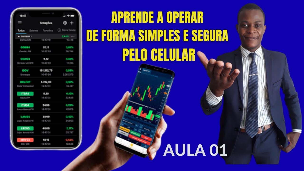 AULA 01 - COMO OPERAR PELO CELULAR - YouTube