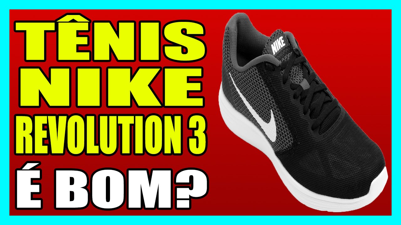 nike revolution 3 cinza