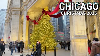 City Of Chicago Christmas Day 2025 4K Virtual Walking Tour On Thursday | December 25, 2025 |