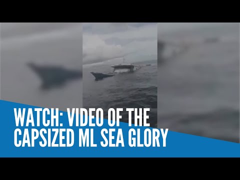 WATCH: Video of the capsized ML Sea Glory