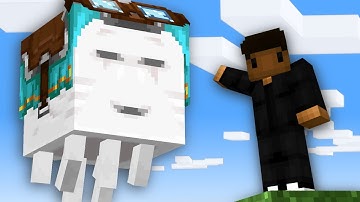 I Rescued the HAPPY GHAST in HARDCORE MINECRAFT