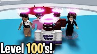 Racing Level 100 Players In Tower Of Hell Roblox!