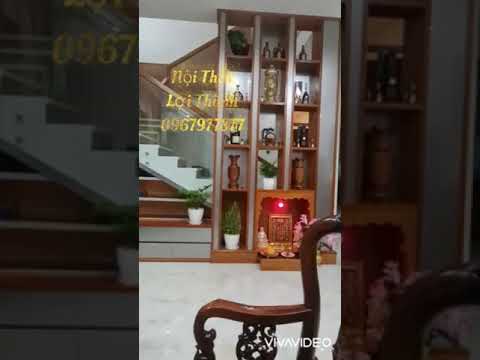 Tủ trang trí vách ngăn phòng khách đẹp Bà rịa, Vũng tàu - 0967977877